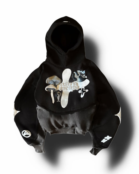 BLACK ORCA HOODIE